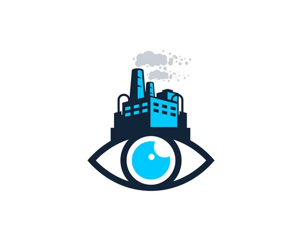 Eye Factory Logo Symbol Design — Stockvektor