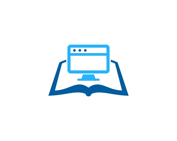 Projekt Logo Książki — Wektor stockowy