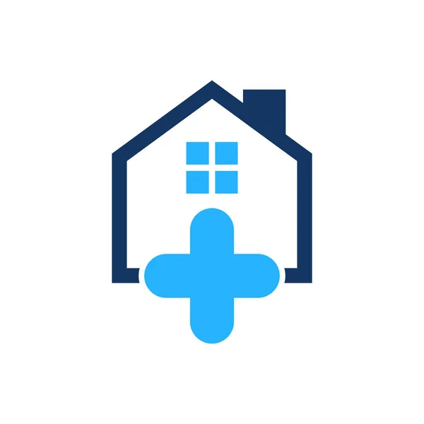 Медичний Будинок Логотип Іконка Дизайн — стоковий вектор