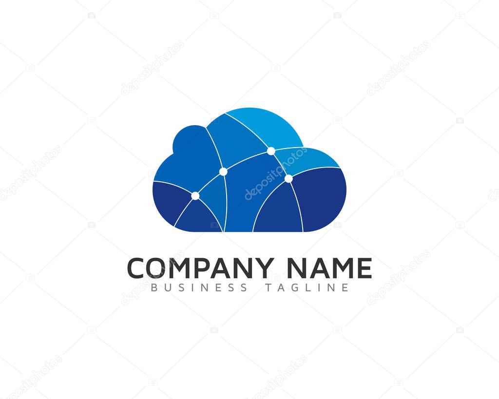 Link Cloud Logo Icon Design