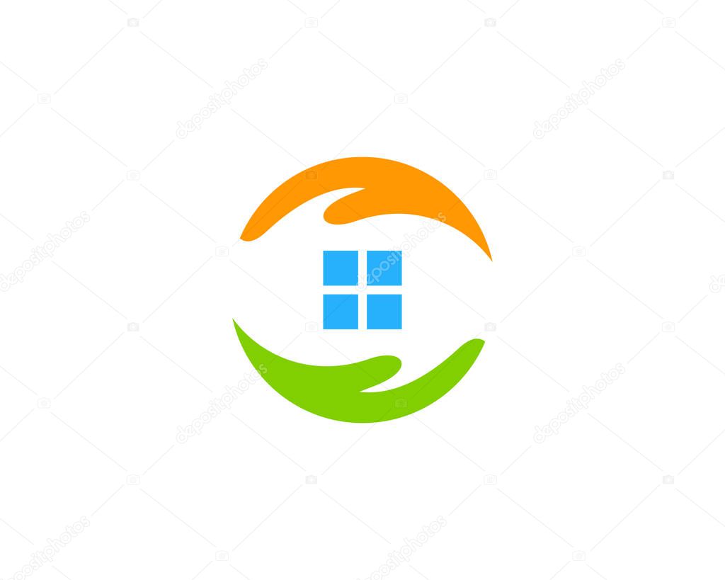 Home Care Logo Icon Design