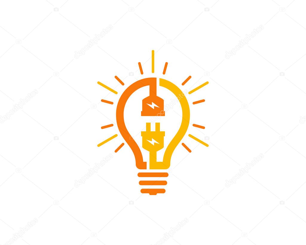 Idea Electric Logo Icon Design
