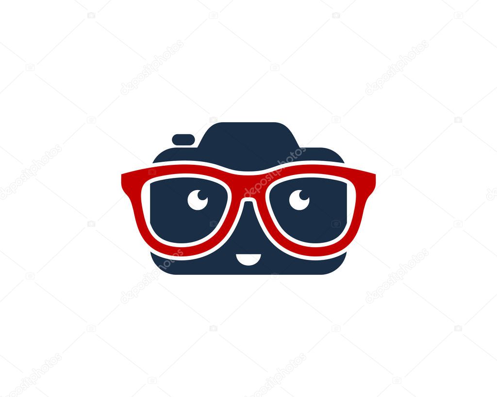 Glasses Camera Logo Icon Design