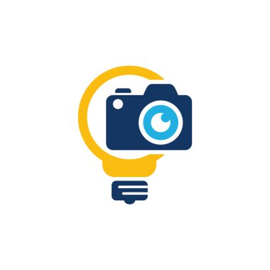 Kamera fikir Logo simge tasarım