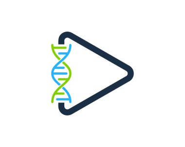 Video Dna Logo simge tasarım