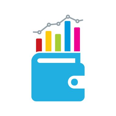 M-cüzdan analitik Logo simge tasarım