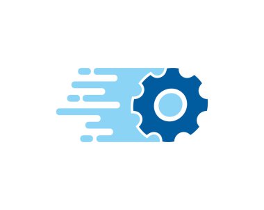 Tekerlek teslimat Logo simge tasarım