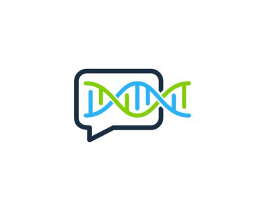 Sohbet Dna Logo simge tasarım
