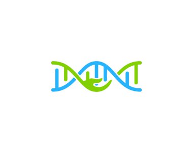 DNA Logo simgesi tasarım yardım