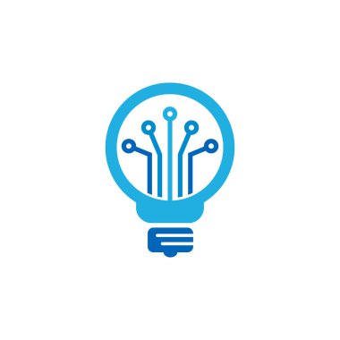 Dijital fikir Logo simge tasarım