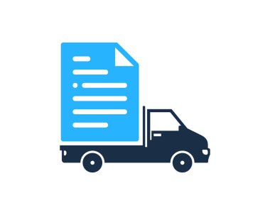 Teslimat belgesi Logo simge tasarım