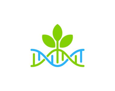 Yeşil Dna Logo simge tasarım