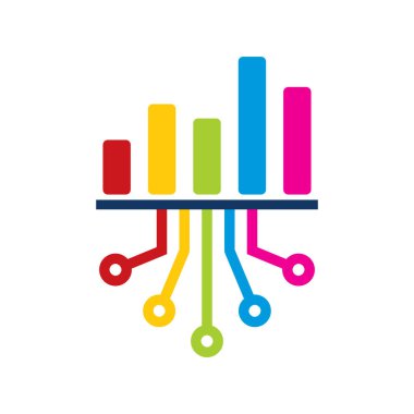 Grafik Digital logosu simgesi tasarım