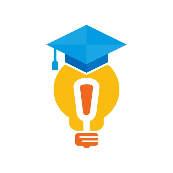 Idea Escolar Logo Icon Design — Archivo Imágenes Vectoriales