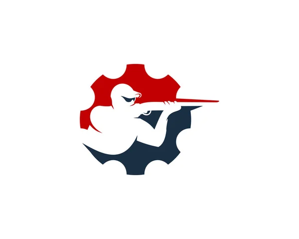 Werkzeugsuche Logo Icon Design — Stockvektor