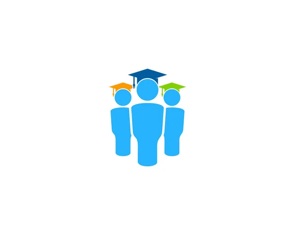 Logotipo Educación Grupo Icon Design — Vector de stock