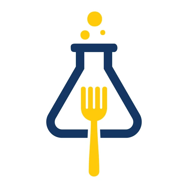 Lab Food Logo Icon Design — Stock Vector