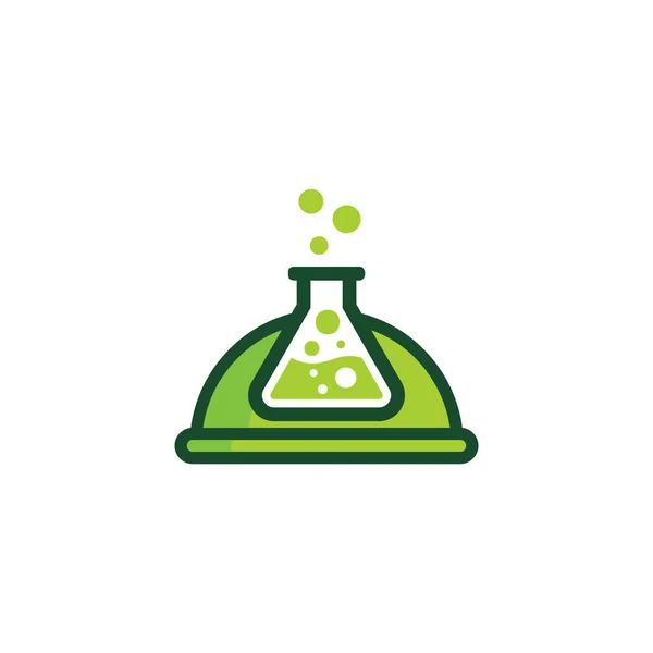 Balão Laboratório Icon Logo Design Element Ilustração Vetorial —  Vetores de Stock
