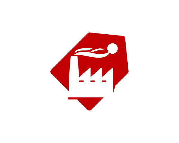 Tag Factory Logo Symbol Design — Stockvektor
