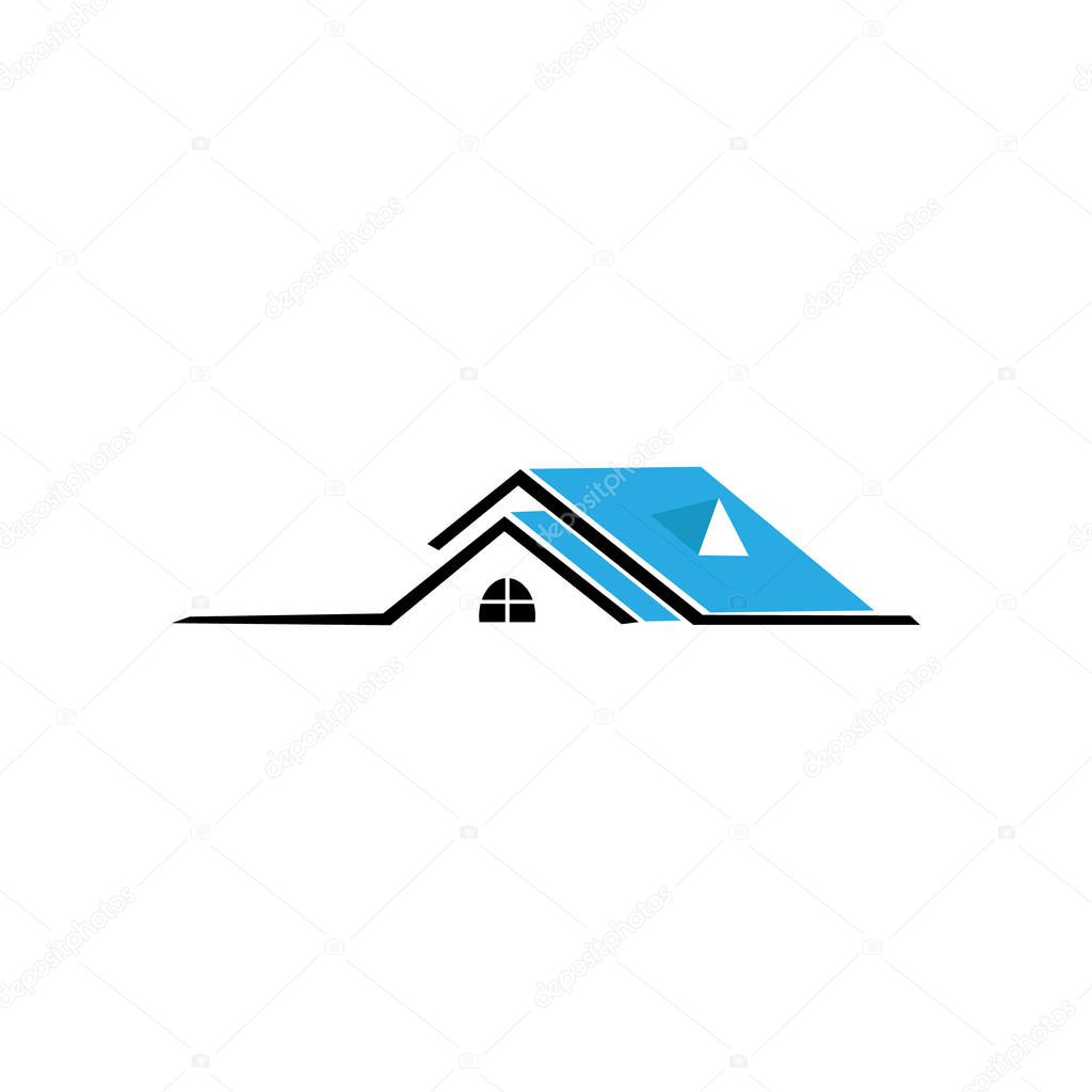 Roof House Home Logo Icon Design