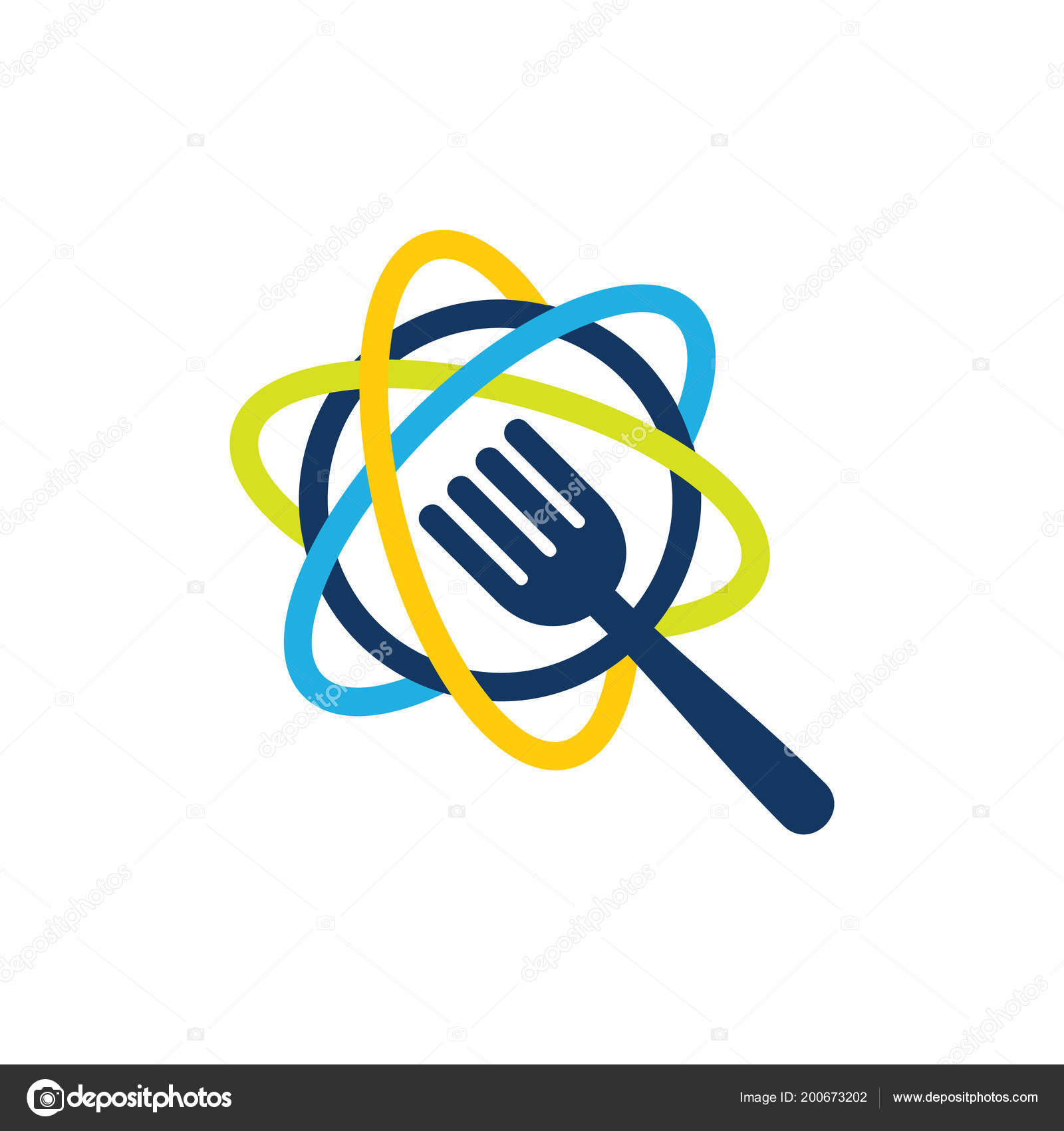 Science Logo Ideas Science Food Logo Icon Design Stock Vector