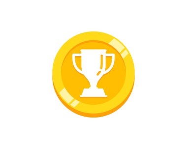 Kupa sikke Logo simge tasarım