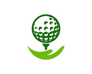 Golf Logo simgesi tasarım bakım