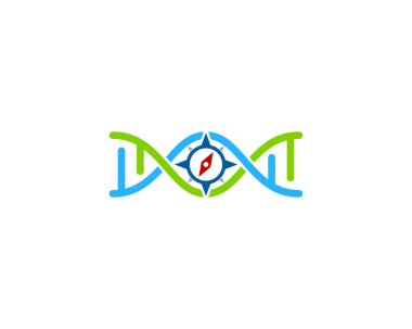 Pusula Dna Logo simge tasarım