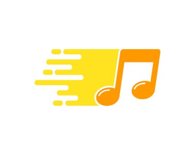 Müzik teslim Logo simge tasarım