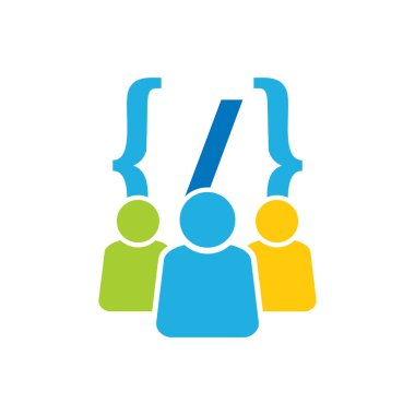 Kod grubu Logo simge tasarım