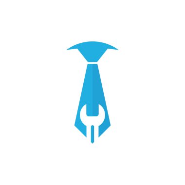 İş Logo simgesi tasarım. Vektör çizim