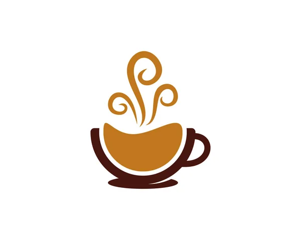 Logo Café Icône Design — Image vectorielle