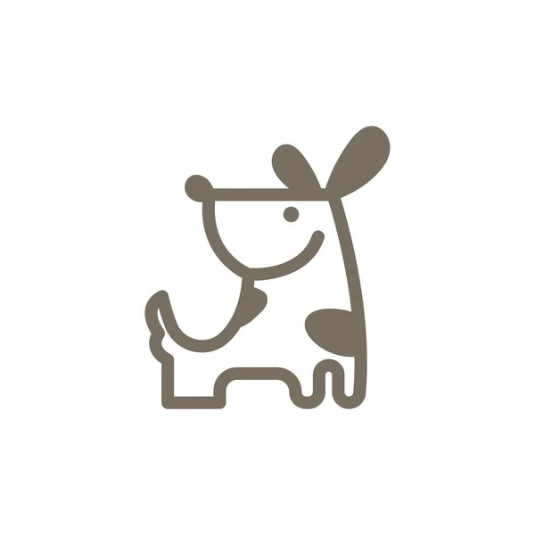 Animal Dog Pet Logo Icon Design —  Vetores de Stock