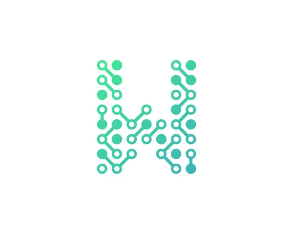 Схема Цифровий Лист Піктограмою Елемент Дизайну Логотипу — стоковий вектор