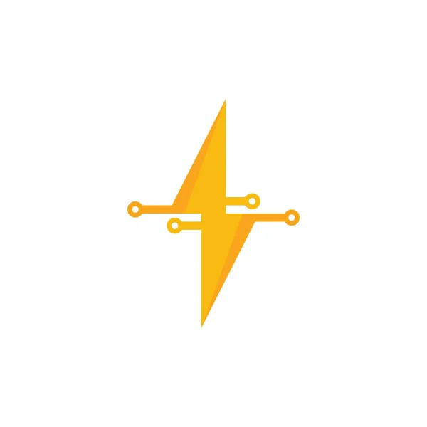 Energy Digital Logo Icon Design — Stock Vector