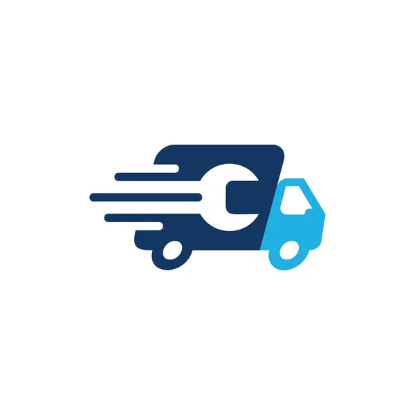 Repair Delivery Logo Icon Design — Stock Vector