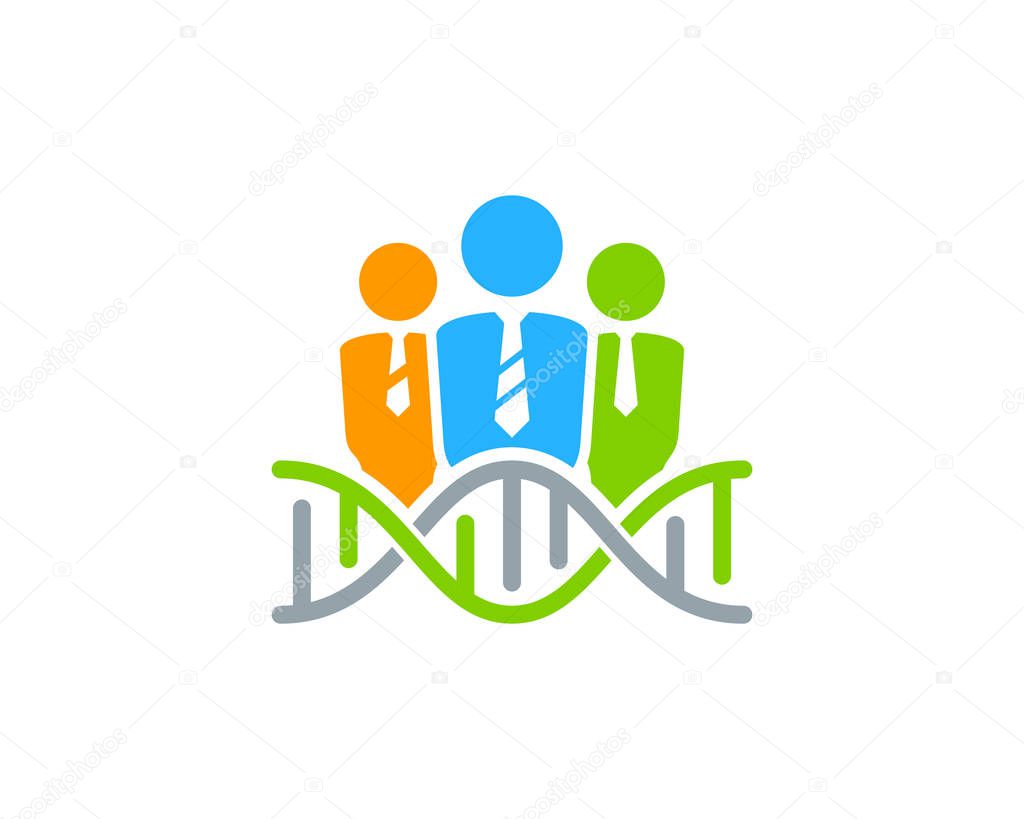 Team Dna Logo Icon Design