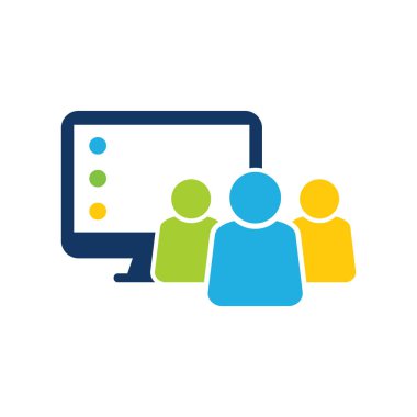 Bilgisayar grubu Logo simge tasarım