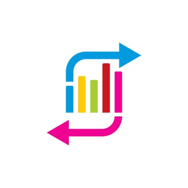 Analitik Logo simgesi tasarım transfer