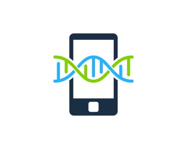 Telefon Dna Logo simge tasarım
