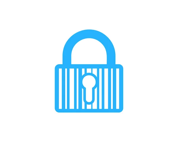 Código Barras Segurança Logo Icon Design — Vetor de Stock