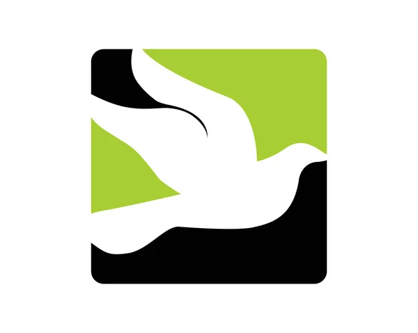 Vogel Tier Logo Ikone Design — Stockvektor