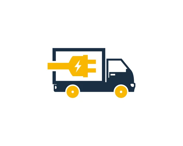 Delivery Electric Logo Icon Design