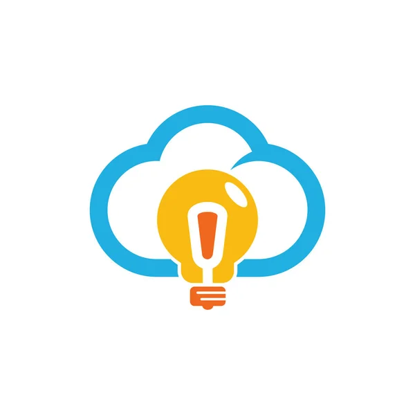 Idén Cloud Logo Ikon Design — Stock vektor