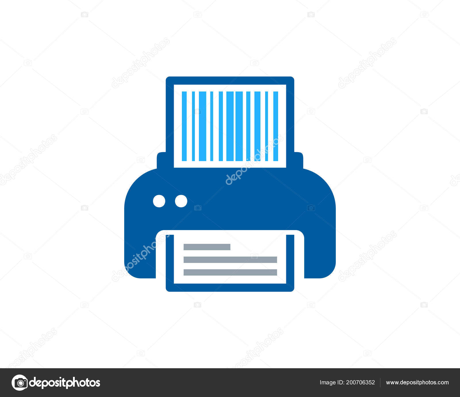 Print Barcode Logo Icon Design Stock Vector by ©putracetol 200706352, image size:1600x1380