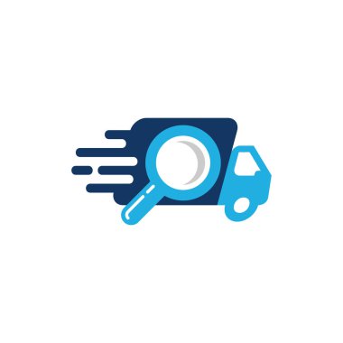 Arama teslim Logo simge tasarım