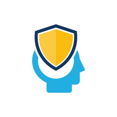 Kalkan baş Logo simge tasarım