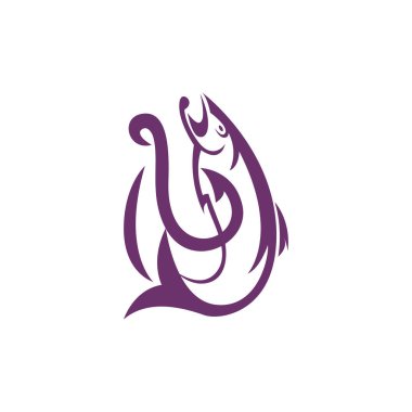 Balık Logo simge tasarım