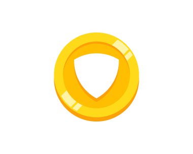 Muhafız sikke Logo simge tasarım