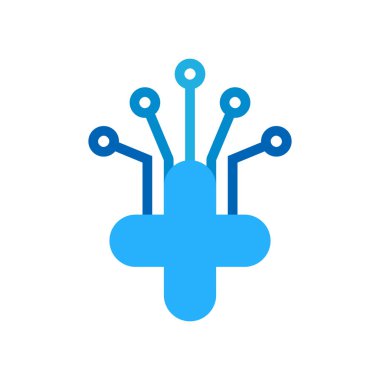 Tıbbi Digital logosu simgesi tasarım